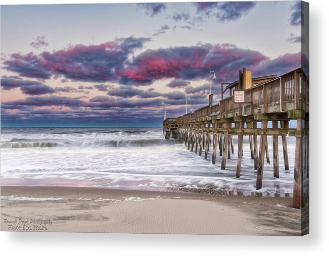 Winter Iced Acrylic Print featuring the photograph Winter Iced by Russell Pugh