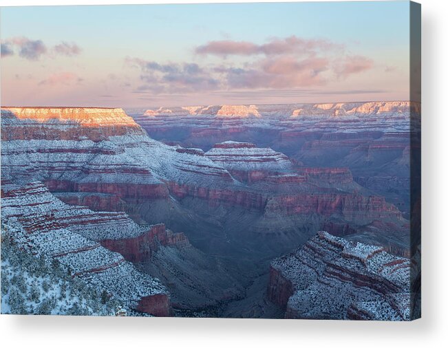 Landscape Acrylic Print featuring the photograph Winter in Canyon by Jonathan Nguyen