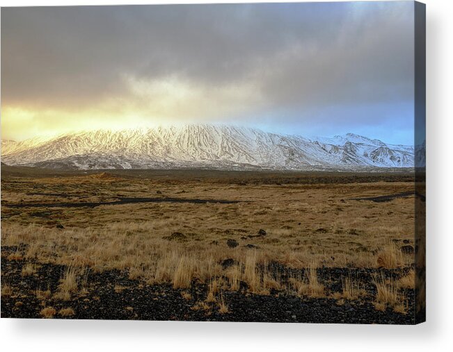 Winter Acrylic Print featuring the photograph Winter in Iceland by Dubi Roman