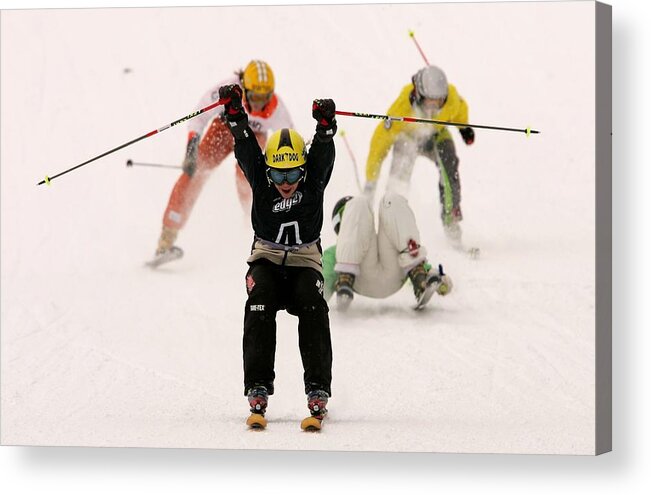 Aspen Acrylic Print featuring the photograph Winter X Games 10 Women's Skier X by Doug Pensinger