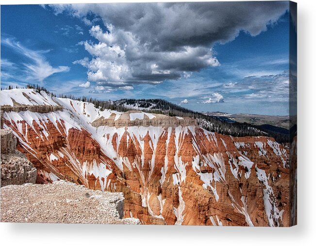 Cedar Breaks National Monument Acrylic Print featuring the photograph Winter's Leftovers II by Phil Marty