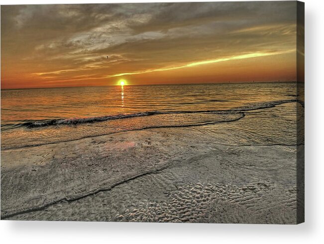 Clouds Acrylic Print featuring the photograph Witness - Florida Sunset by HH Photography of Florida