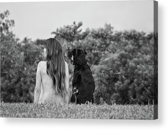 Woman Acrylic Print featuring the photograph Young Earth by Laura Fasulo