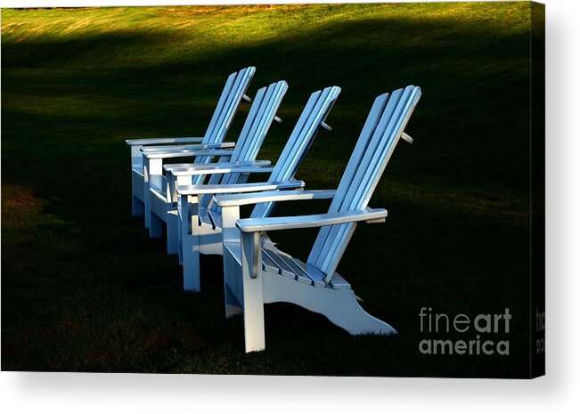 Still Life Acrylic Print featuring the photograph Afternoon Invitation by Marcia Lee Jones