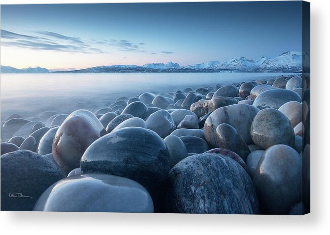 Pebble Acrylic Print featuring the photograph An Ocean Of Time by Ebba Torsteinsen Jenssen