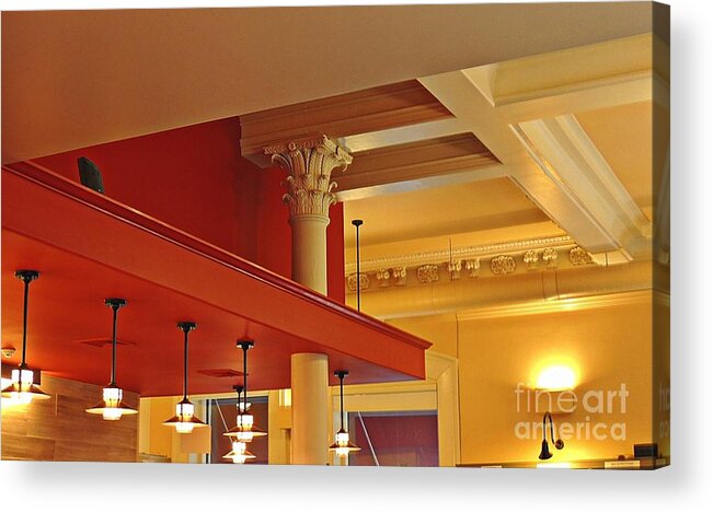  Architectural Acrylic Print featuring the photograph Architectural Details by Marcia Lee Jones