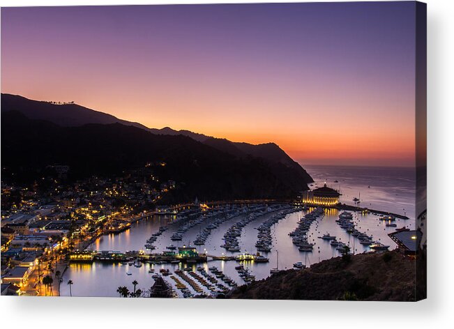 Catalina Acrylic Print featuring the photograph Avalon by Tassanee Angiolillo