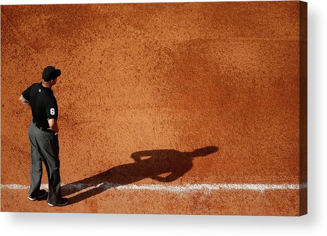 American League Baseball Acrylic Print featuring the photograph Chicago White Sox V Houston Astros by Scott Halleran