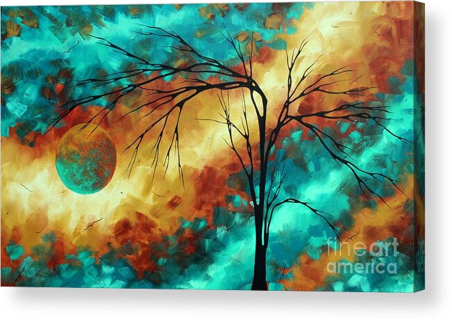 Bold Rich Colorful Landscape Painting Original Art COLORED INSPIRATION by  MADART Painting by Megan Aroon - Fine Art America