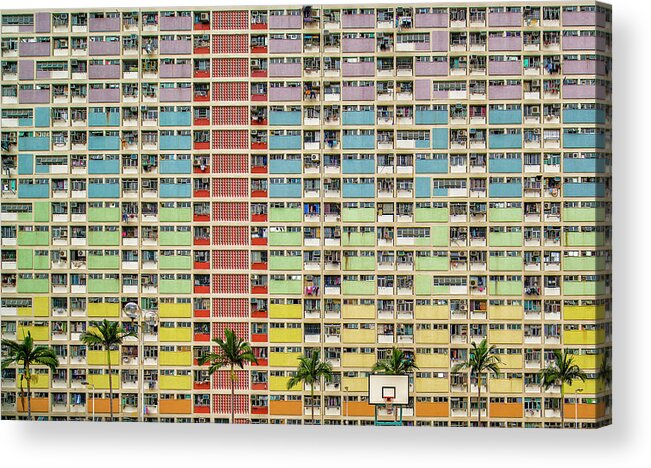 Building Acrylic Print featuring the photograph Equalizer by Fahad Abdualhameid