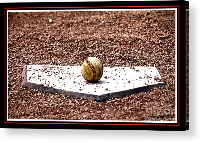 Field Of Dreams Acrylic Print featuring the photograph Field of Dreams The Ball by Susanne Van Hulst