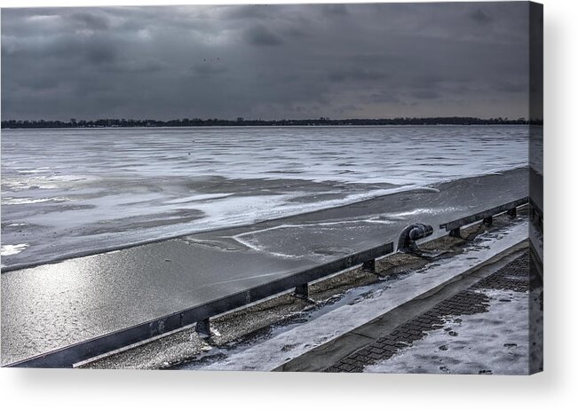 Art Print Acrylic Print featuring the photograph Frozen Lake by Nicky Jameson