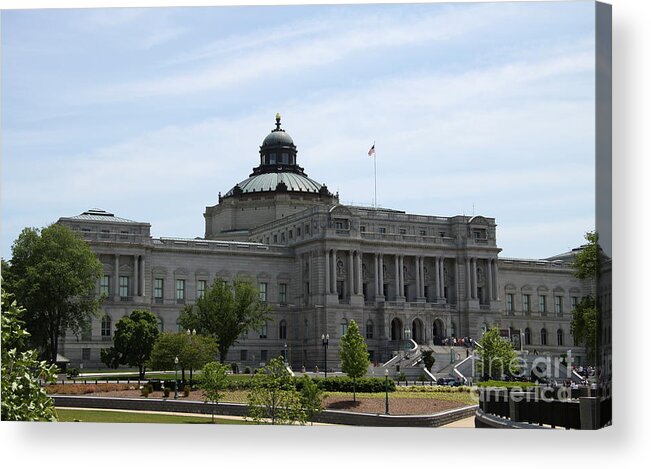 Library Of Congress Acrylic Print featuring the photograph Library Of Congress by Christiane Schulze Art And Photography