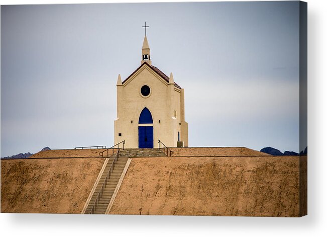Church Acrylic Print featuring the photograph Little Church on the Prairie by Will Wagner