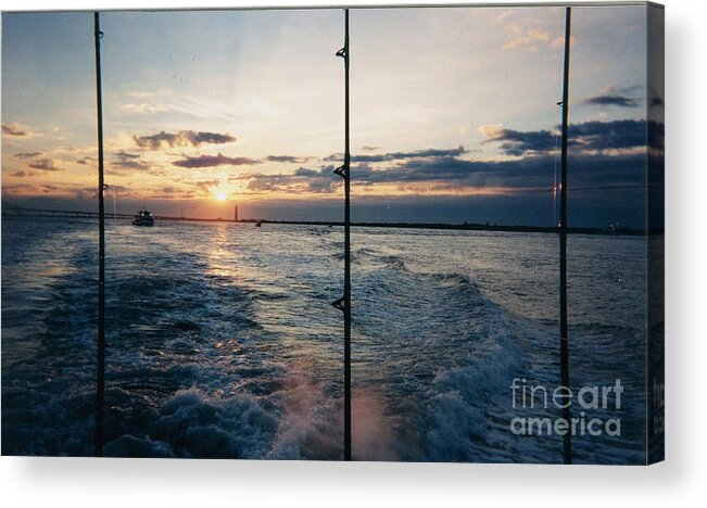 Morning Fishing Acrylic Print featuring the photograph Morning Fishing by John Telfer