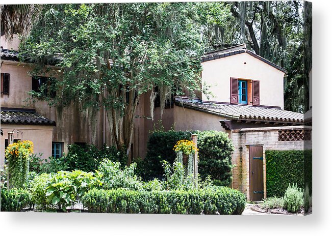 susan Molnar Acrylic Print featuring the photograph Old Florida Style by Susan Molnar