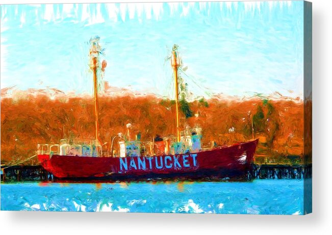 Ship Acrylic Print featuring the photograph SS Nantucket by Steve Doris