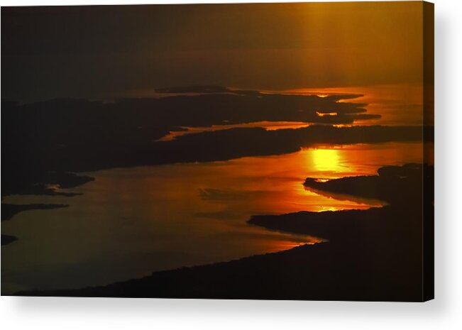 Rappahannock Sunrise Acrylic Print featuring the photograph Rappahannock Sunrise by Greg Reed