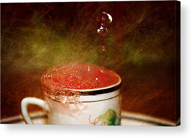 Tea Acrylic Print featuring the photograph Tea Time by Ester McGuire