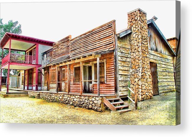 Old Town Acrylic Print featuring the photograph The Old West by Jason Abando