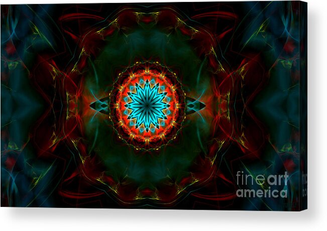 Hanza Turgul Acrylic Print featuring the digital art Time Gate by Hanza Turgul