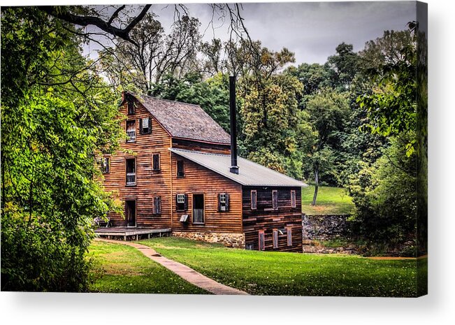 Grist Mill Acrylic Print featuring the photograph Walk To The Mill by Ray Congrove