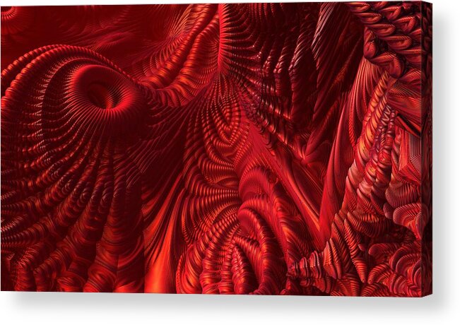 Alien Acrylic Print featuring the digital art World Apart by Lyle Hatch