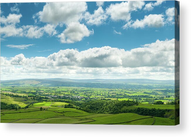England Acrylic Print featuring the photograph Yorkshire Dales Scene by Chrishepburn