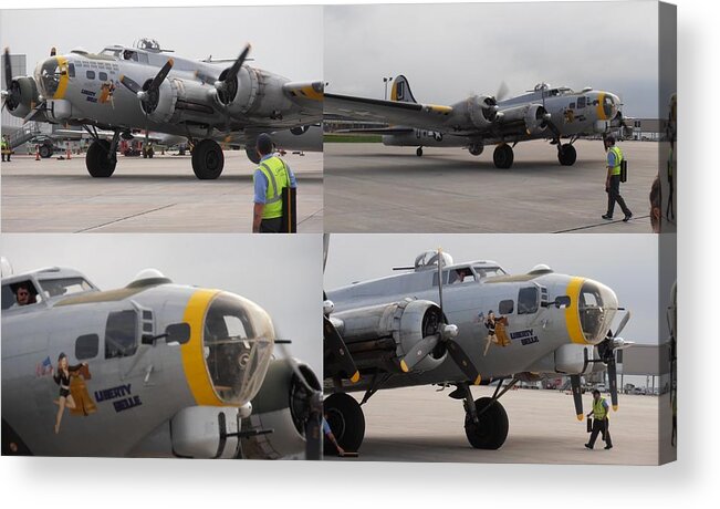 Last Acrylic Print featuring the photograph Liberty Belle B17 #1 by Tim Donovan