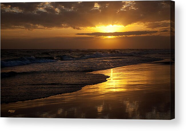 Sunset Acrylic Print featuring the photograph Destin Sunset by Don Anderson