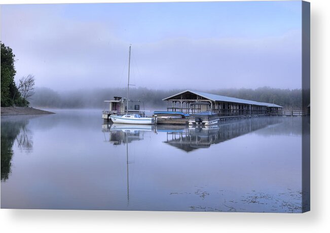 Landscape Acrylic Print featuring the photograph Pastel Morning by Ron McGinnis