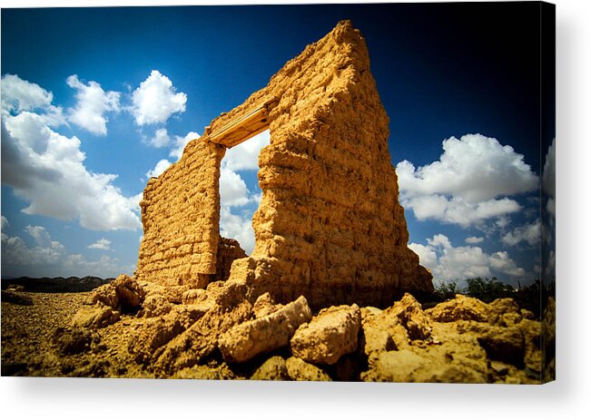 Texas Acrylic Print featuring the photograph Terlingua by Chris Multop