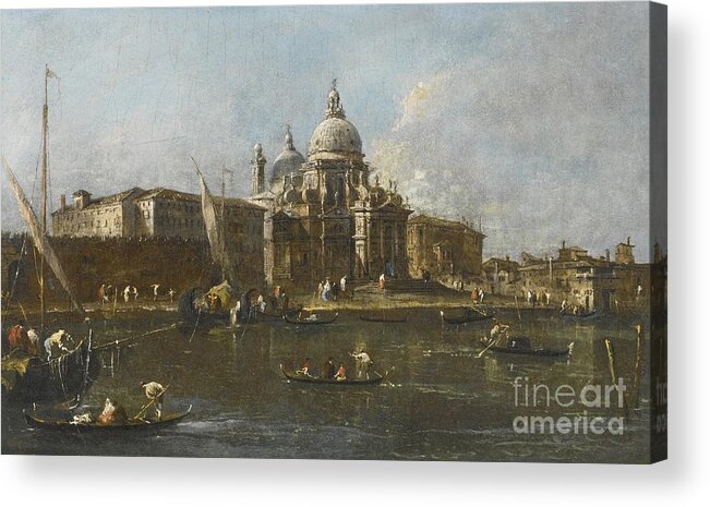 Francesco Guardi Venice Acrylic Print featuring the painting Venice #11 by Celestial Images