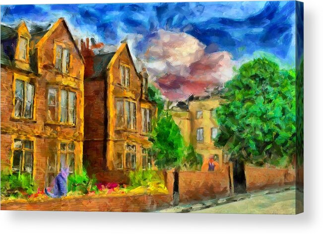 4 Privet Drive Acrylic Print featuring the digital art 4 Privet Drive by Caito Junqueira