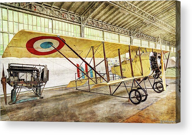 Caudron G3 Acrylic Print featuring the photograph Caudron G3 - Vintage by Weston Westmoreland
