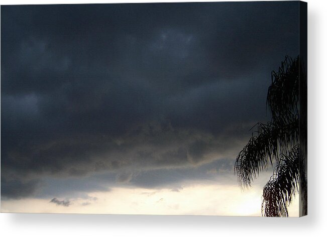 Cloud Photography Acrylic Print featuring the photograph Clearwater Clouds by Evelyn Patrick