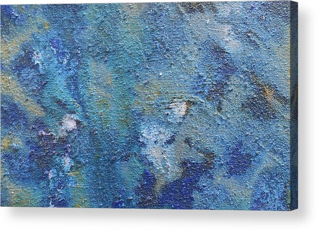 Lyrical Abstract Acrylic Print featuring the painting Daily Abstraction 217122201B by Eduard Meinema