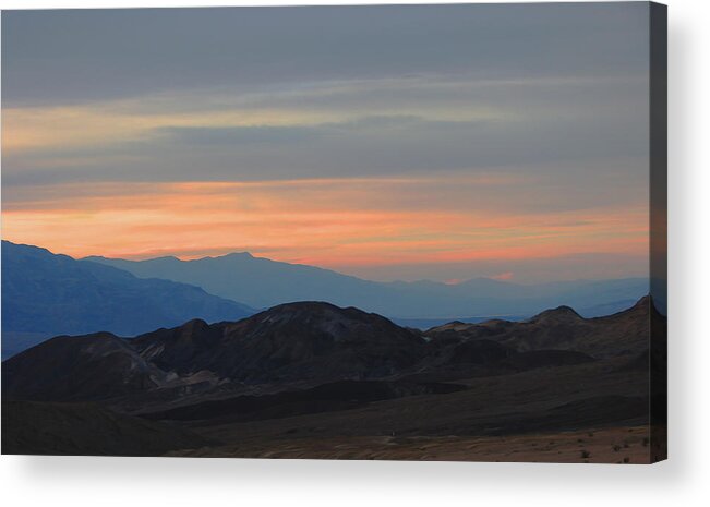 Landscape Acrylic Print featuring the photograph Death Valley Sunset by Stephanie Grant