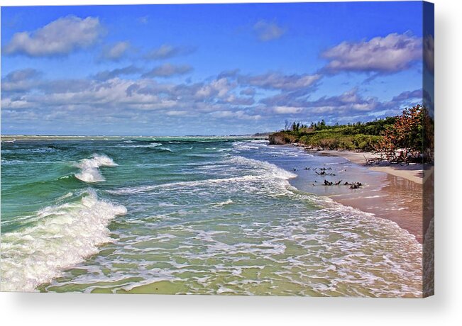 Florida Beaches Acrylic Print featuring the photograph Florida Gulf Coast Beaches by HH Photography of Florida