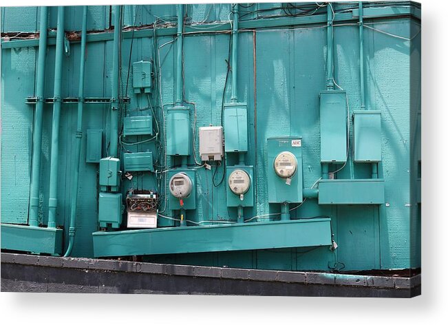 Meter Reader Acrylic Print featuring the photograph Meter Reader by Gia Marie Houck