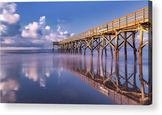 Isle Of Palms Acrylic Print featuring the photograph Morning Gold - Isle of Palms, SC by Donnie Whitaker