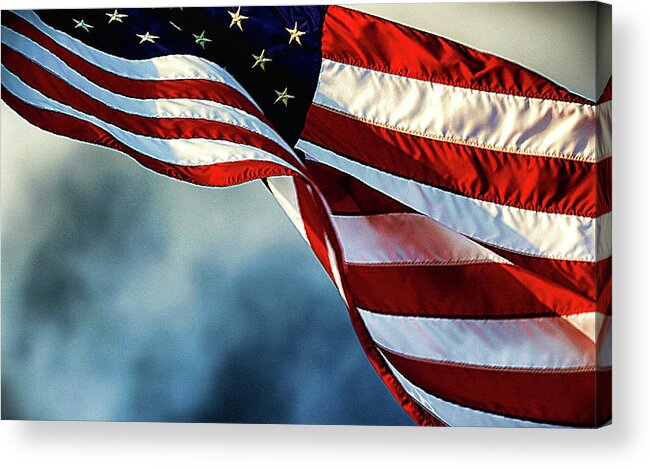 Flag Acrylic Print featuring the photograph Pride by Joetta West