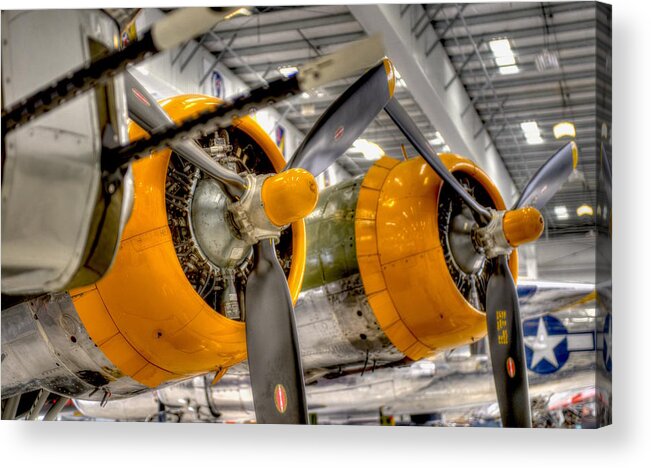 Plane Acrylic Print featuring the photograph Props by Craig Incardone