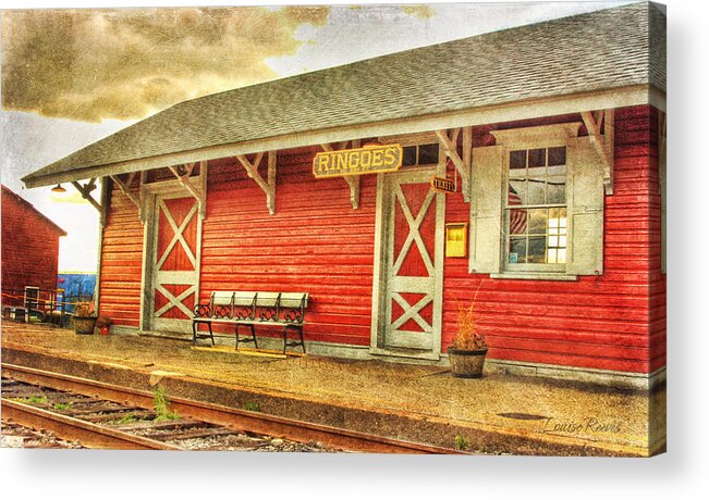 Ringoes Acrylic Print featuring the photograph Ringoes Station by Louise Reeves