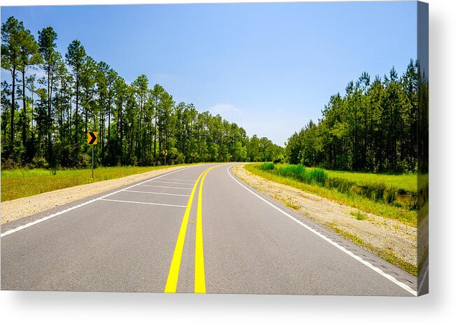 Alabama Acrylic Print featuring the photograph Rural Highway by Raul Rodriguez