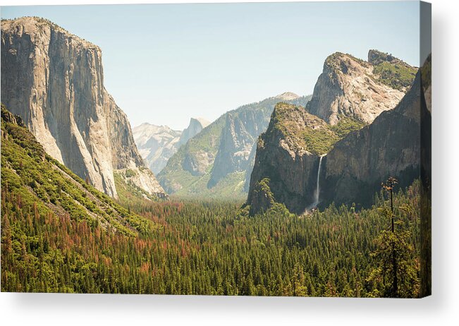 Yosemite Acrylic Print featuring the photograph Simple Valley by Kristopher Schoenleber