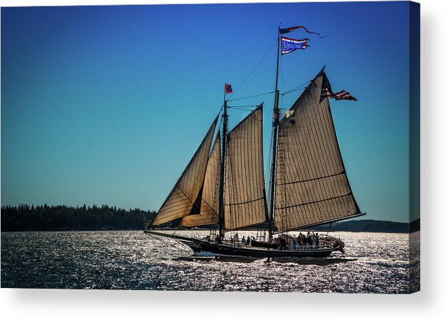Schooner Acrylic Print featuring the photograph Stephen Taber by Fred LeBlanc