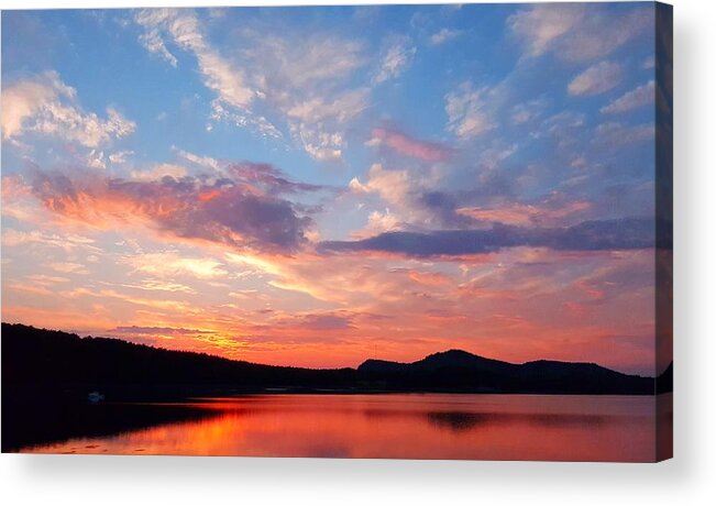 Sea Acrylic Print featuring the photograph Sunset at Ministers Island by Michael Graham