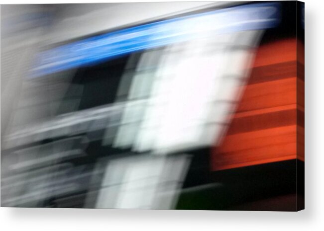 Abstract Acrylic Print featuring the photograph TGV by Steven Huszar