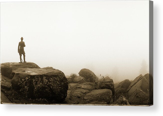 Gettysburg Acrylic Print featuring the photograph The General's View by Jan W Faul